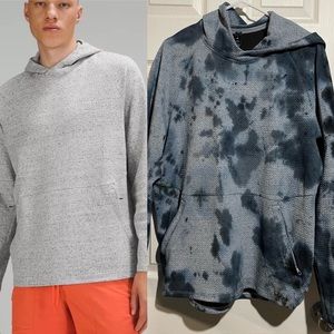 Upcycled Lululemon Mens At Ease Hooded Sweatshirt - Large